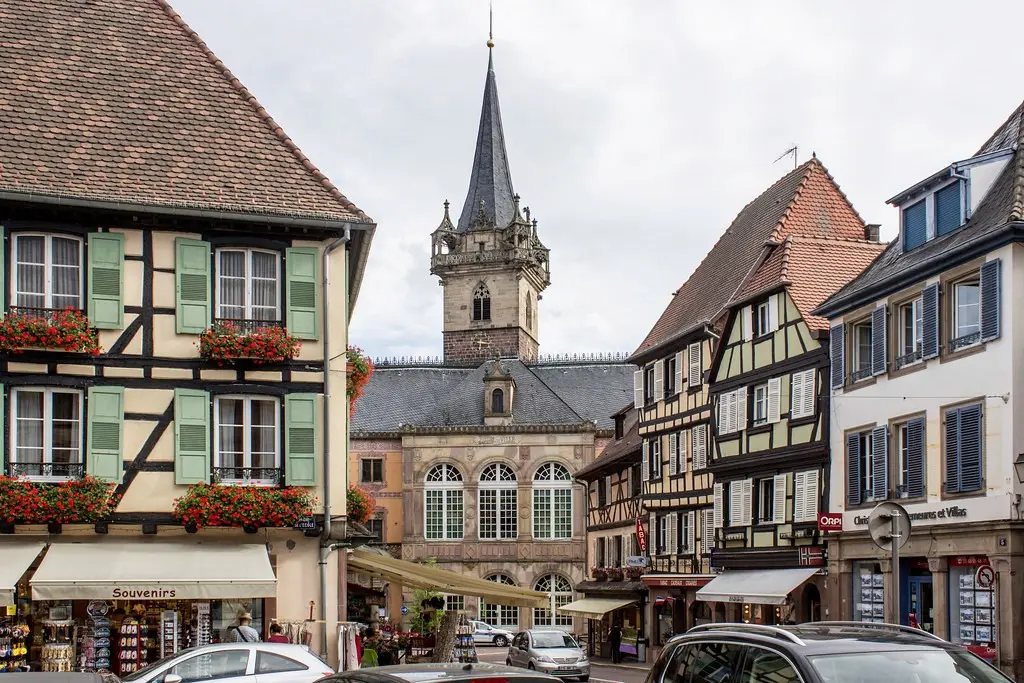 Maisons à colombages d'Obernai en Alsace