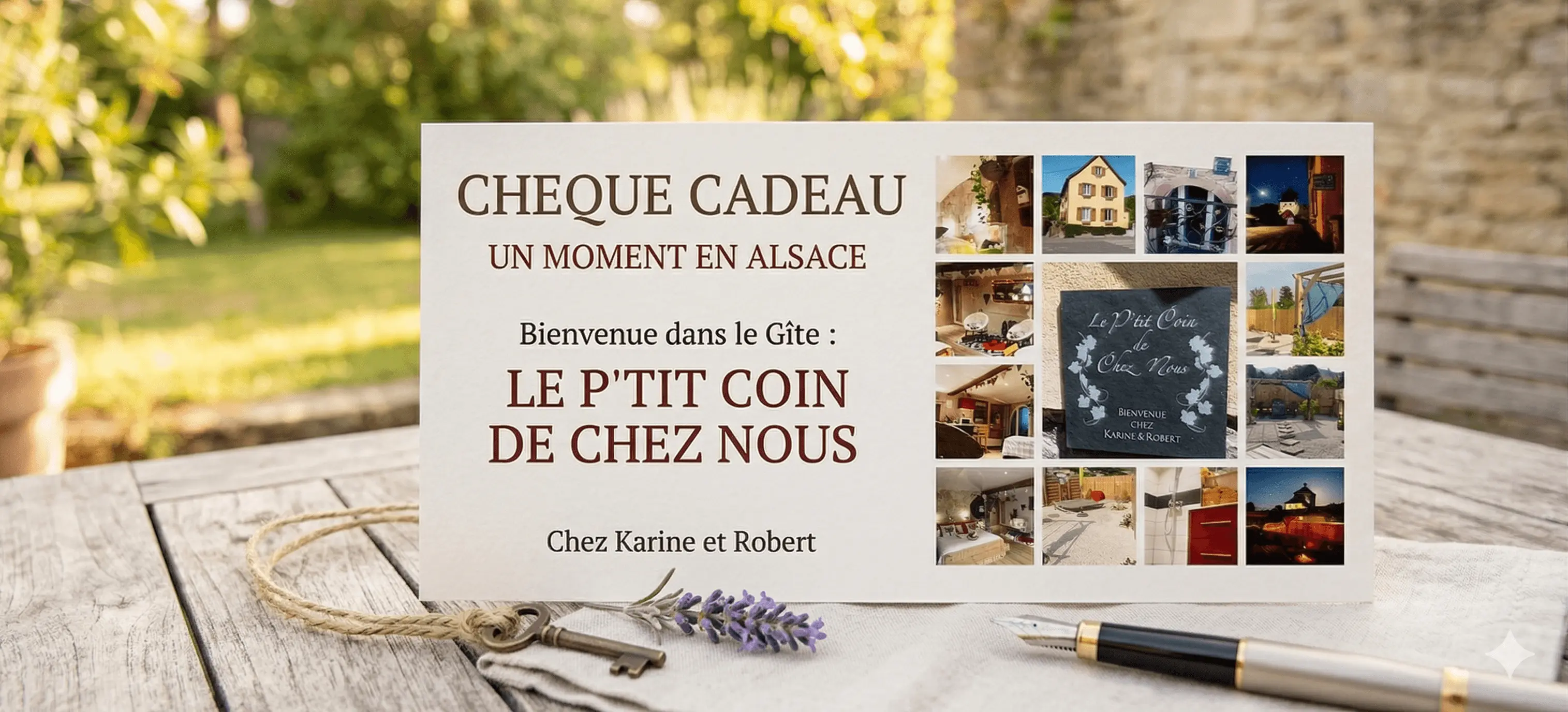 Carte cadeau pour un séjour en Alsace