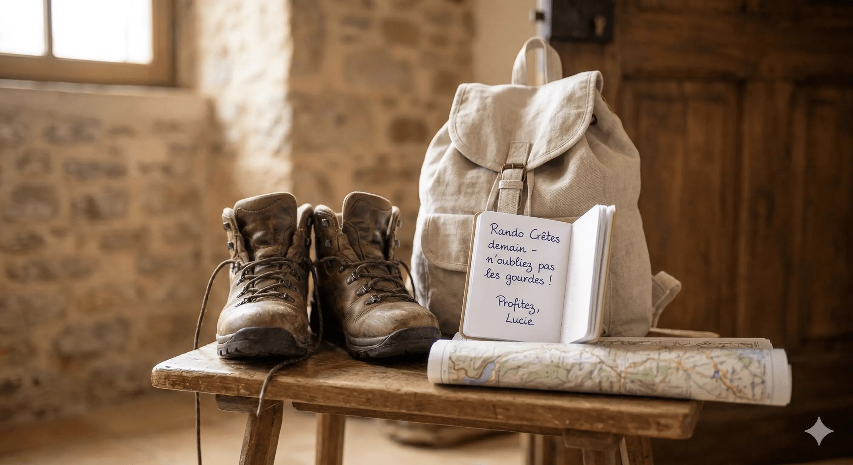 Petites attentions préparées pour les invités